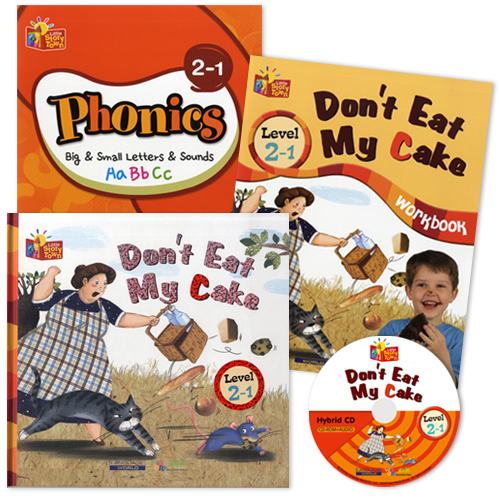 Little Story Town 2-1:Don't Eat My Cake (B+CD+W+Phonics) Set