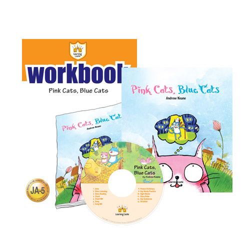 Thumnail : 러닝캐슬 JA-05-Pink Cats, Blue Cats (SB+WB+CD)