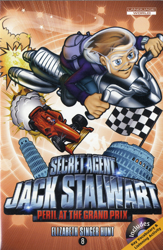 Secret Agent Jack Stalwart #8:Peril at the Grand Prix: Italy (B+CD)