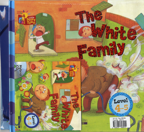 Little Story Town 4-5:The white family (B+CD+W+Phonics) Set 