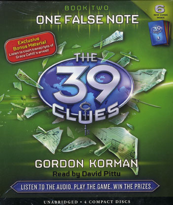 39 Clues #2 One False Note - Audio CD