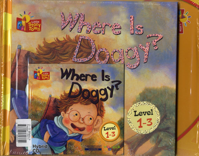 Little Story Town 1-3:Where is Doggy? (B+CD+W+Phonics) Set