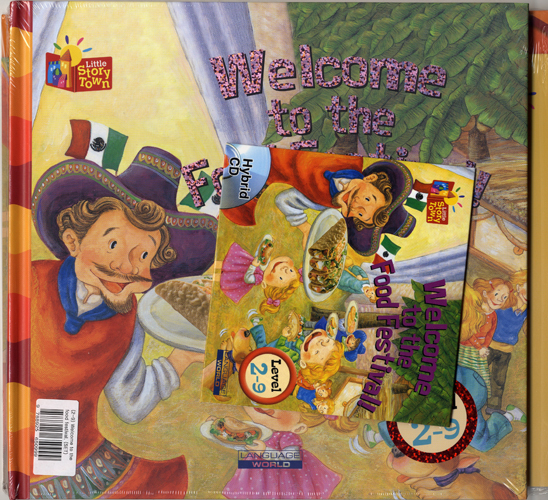 Little Story Town 2-9:Welcome to the Food Festival (B+CD+W+Phonics) Set