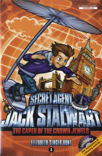 Secret Agent Jack Stalwart #4:The Caper of the Crown Jewels: England (B+CD)