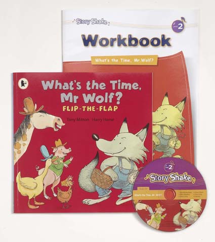Story Shake Pack 2 What's the Time, Mr Wolf? (B+CD+W)