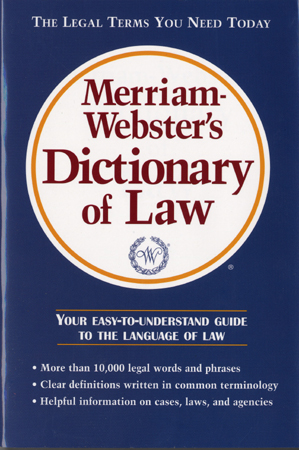 Merriam-Webster's Dictionary of Law