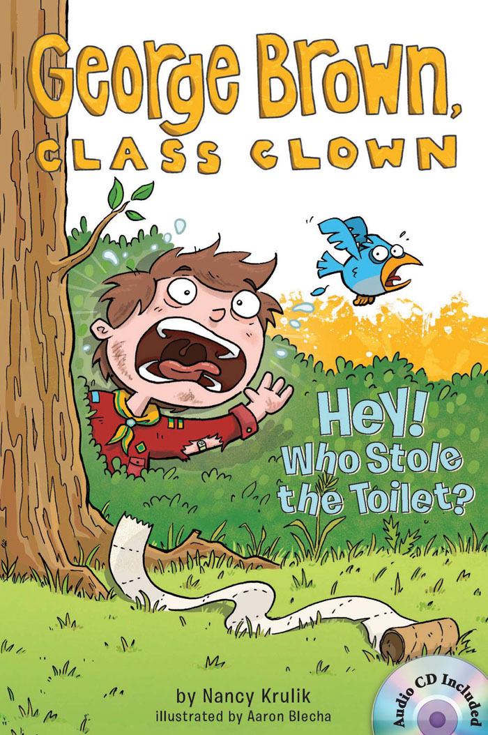 Thumnail : George Brown,Class Clown #8: Hey! Who Stole the Toilet? (B+CD)