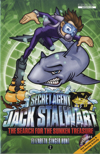 Secret Agent Jack Stalwart #2:The Search for the Sunken Treasure: Australia (B+CD)