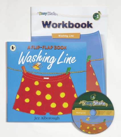 Story Shake Pack 1 Washing Line (B+CD+W) 대표이미지