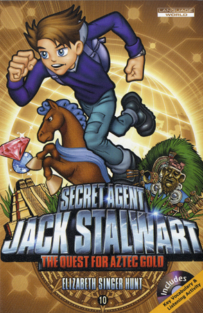 Secret Agent Jack Stalwart #10:The Quest for Aztec Gold:Mex (B+CD)