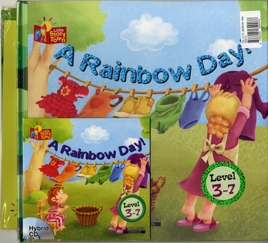 Little Story Town 3-7:A rainbow day (B+CD+W+Phonics) Set 