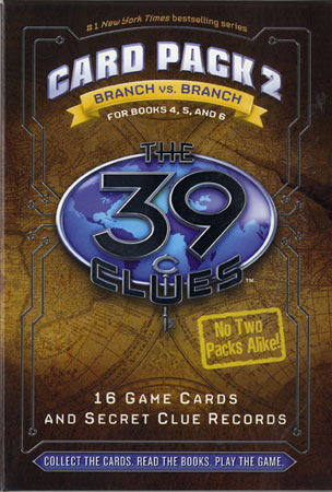 39 Clues CARD PACK For Books 4, 5, and 6