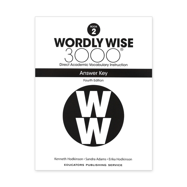 Wordly Wise 3000: Book 02 Answer Key (4/E) 대표이미지