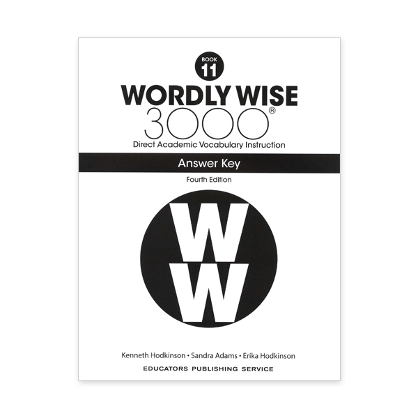 Wordly Wise 3000: Book 11 Answer Key (4/E)