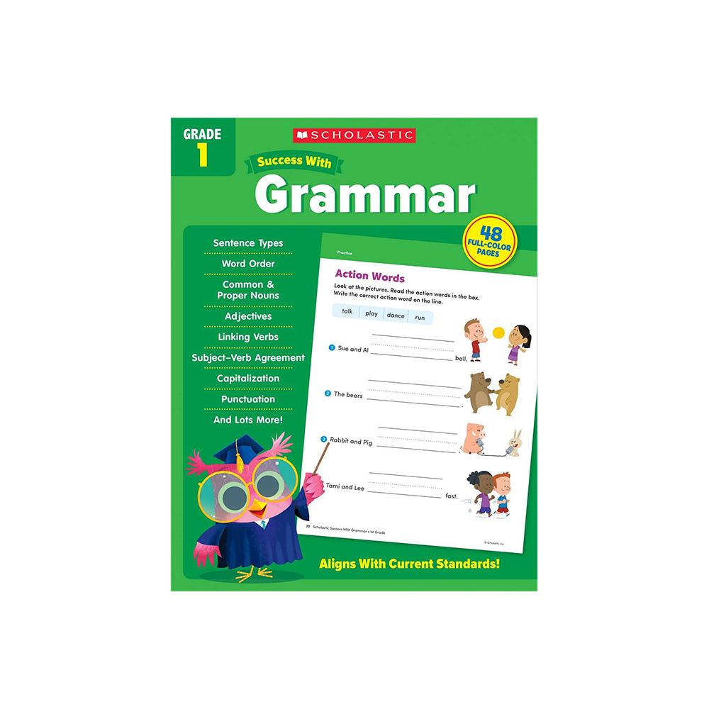 Success With Grammar Grade 1 Workbook