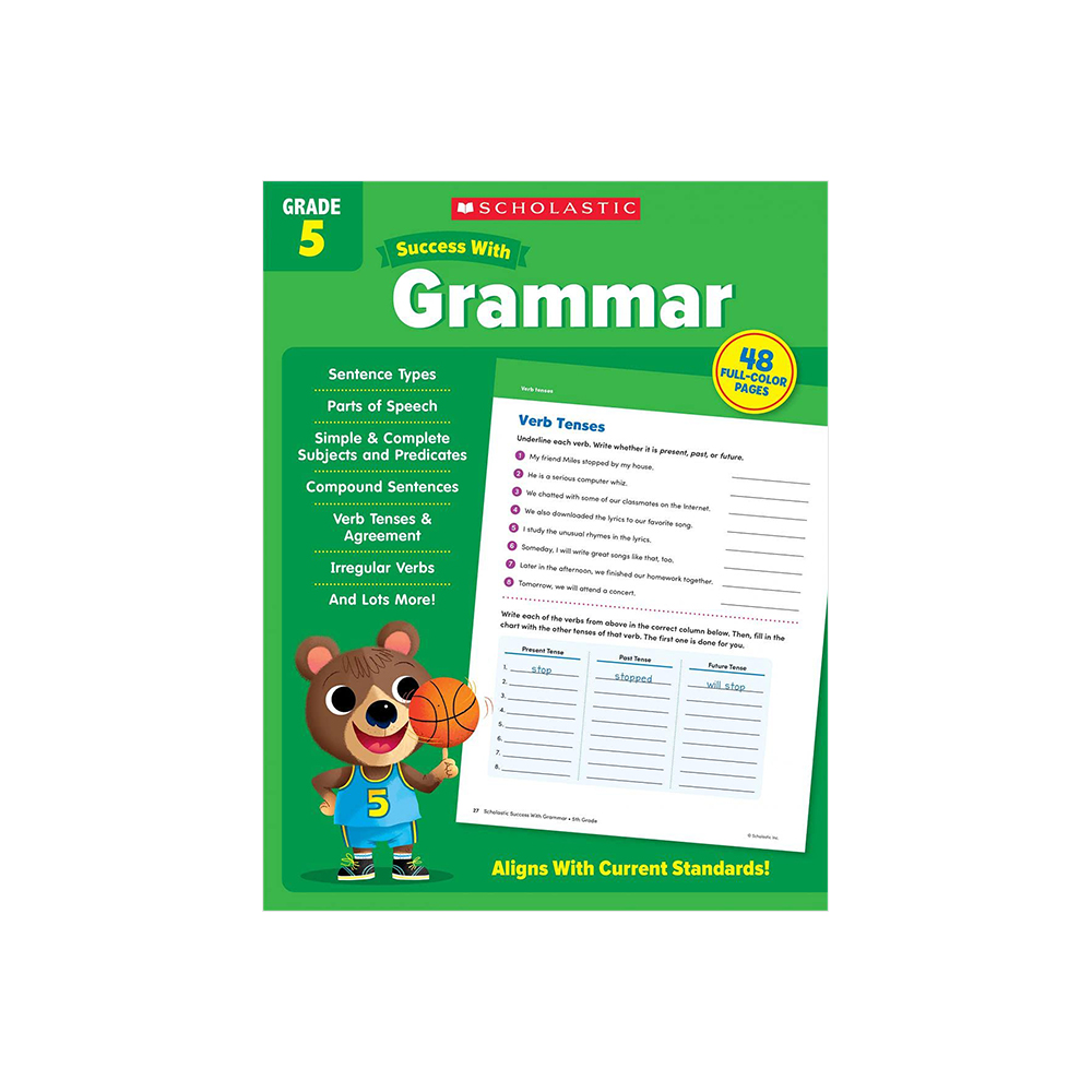 Success With Grammar Grade 5 Workbook