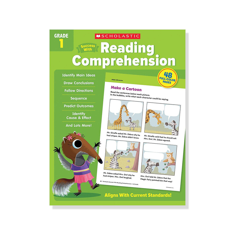 Success With Reading Comprehension: Grade 1 Workbook 대표이미지