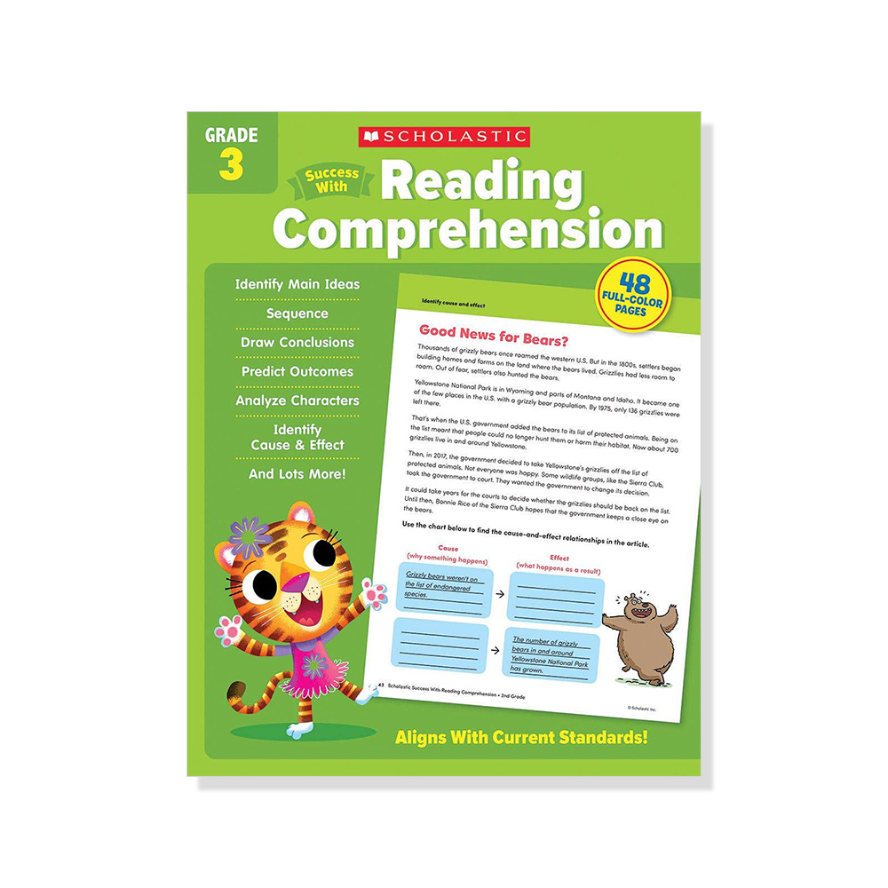 Success With Reading Comprehension: Grade 3 Workbook 대표이미지