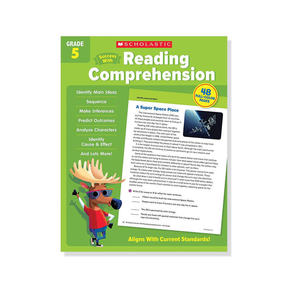 Success With Reading Comprehension: Grade 5 Workbook 대표이미지
