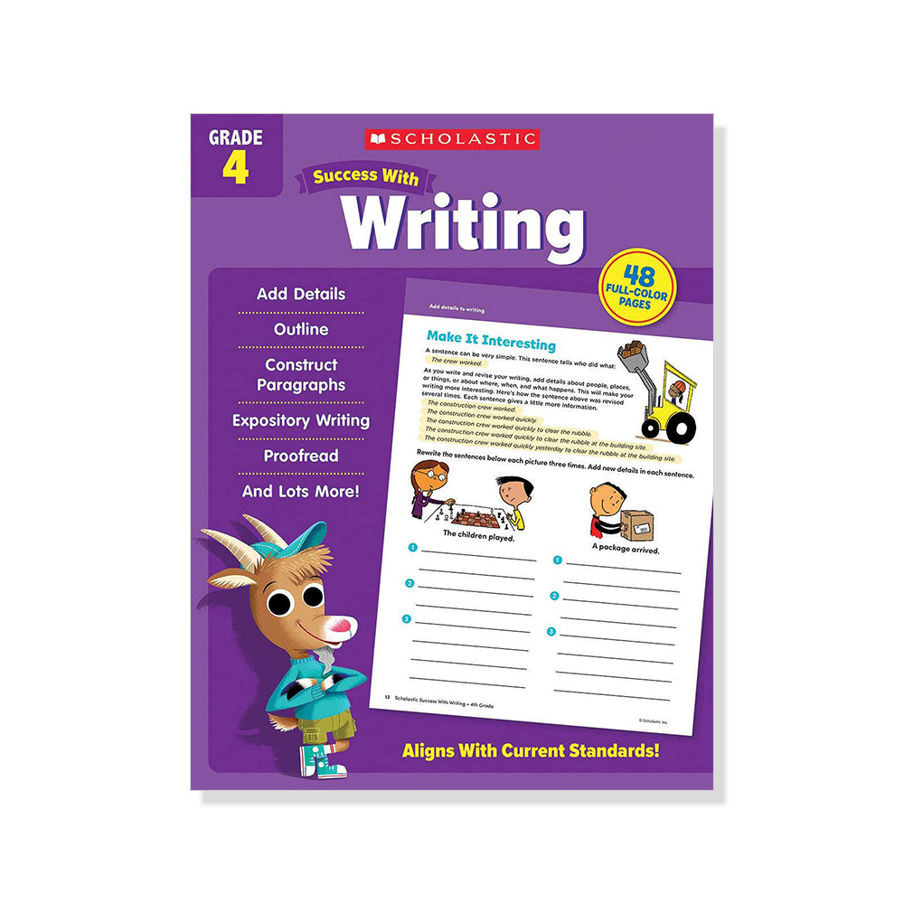 Success With Writing Grade 4 Workbook