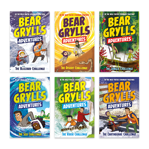 Bear Grylls Adventures 1~6 Book+CD+wordbook Full Set