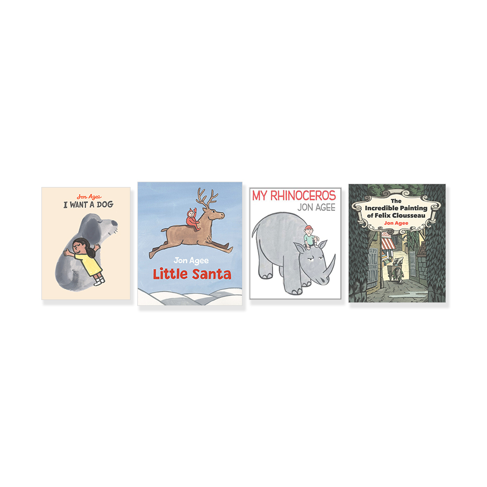 Jon Agee Picture Book Collection #2 (4 Books+4 MP3 CDs) 대표이미지