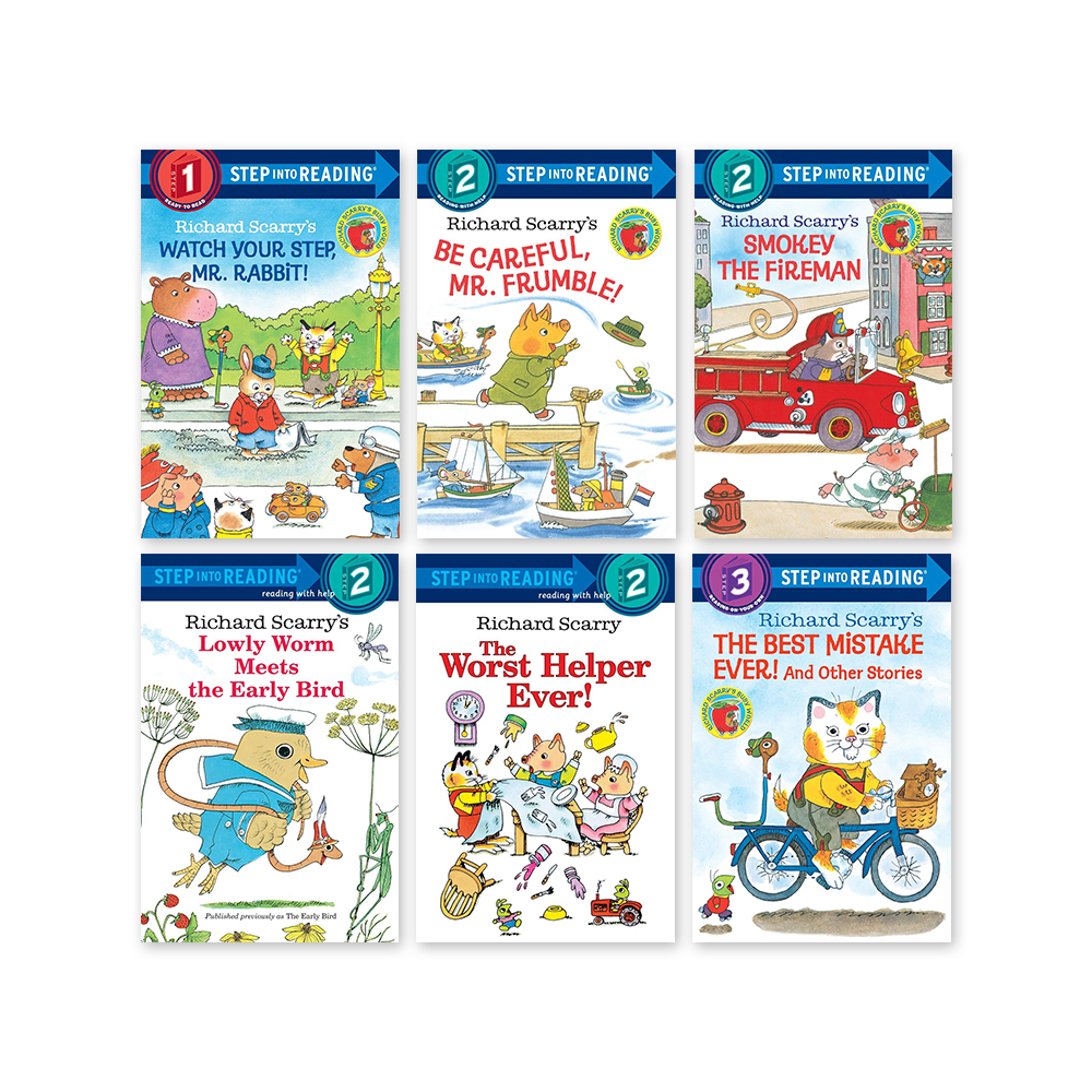 Step into Reading(Step1,2,3): Richard Scarry 6종 세트 대표이미지