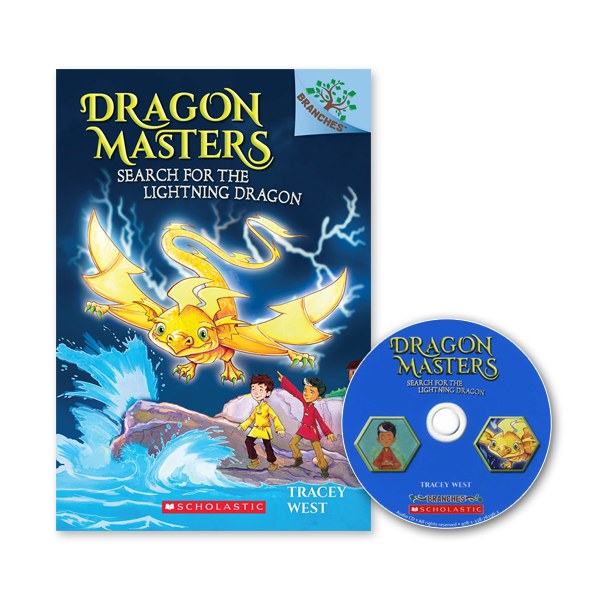 Dragon Masters #7:Search for the Lightning Dragon (with CD & Storyplus QR) New