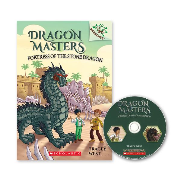 Dragon Masters #17:Fortress of the Stone Dragon (with CD & Storyplus QR) New