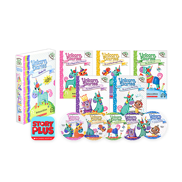 Unicorn Diaries #1~5 Box Set (with CD & Storyplus + Wordbook)