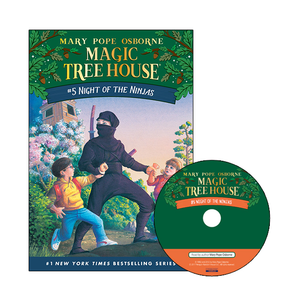 Magic Tree House #05:Night of the Ninjas (Book+CD)