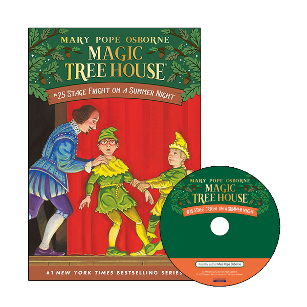 Magic Tree House #25:Stage Fright on a Summer Night (Book+CD)