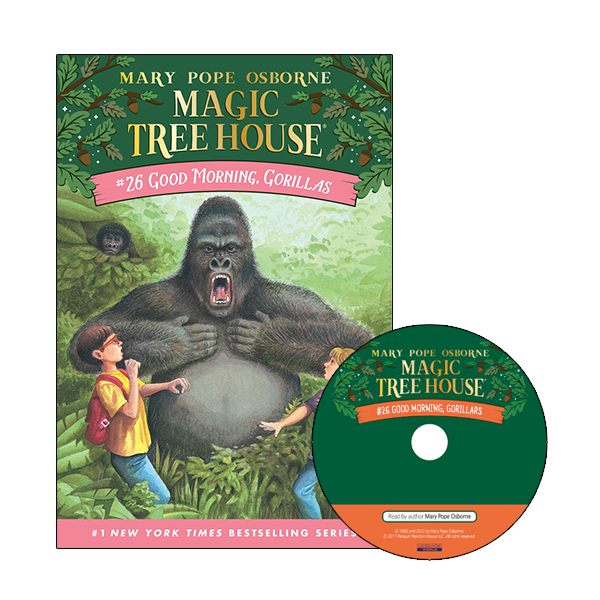 Magic Tree House #26:Good Morning, Gorillas (Book+CD)