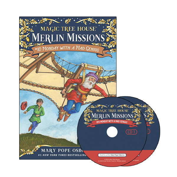 Magic Tree House Merlin Missions #10:Monday with a Mad Genius (PB+CD)